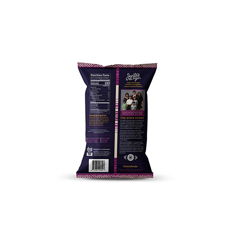 Siete Grain Free Cinnamon Churro Strips, 5 oz Bag (1