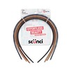 Scunci Effortless Beauty Skinny Plastic Headbands, 4-Count