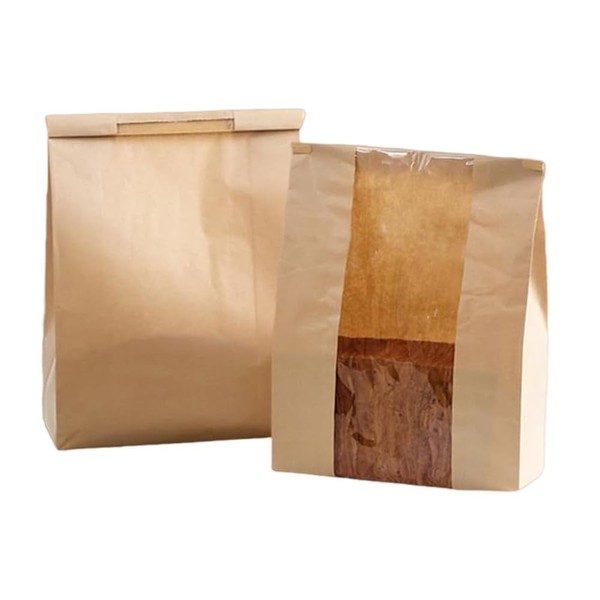 Kraft Paper Bread Bags,Bread Bags for Homemade Bread,Paper Bakery Bags