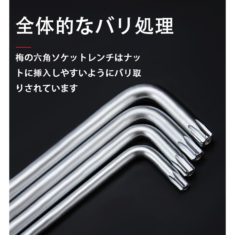 Torx Screwdriver Set, T5, T6, T7, T8, T9, T10, T15,