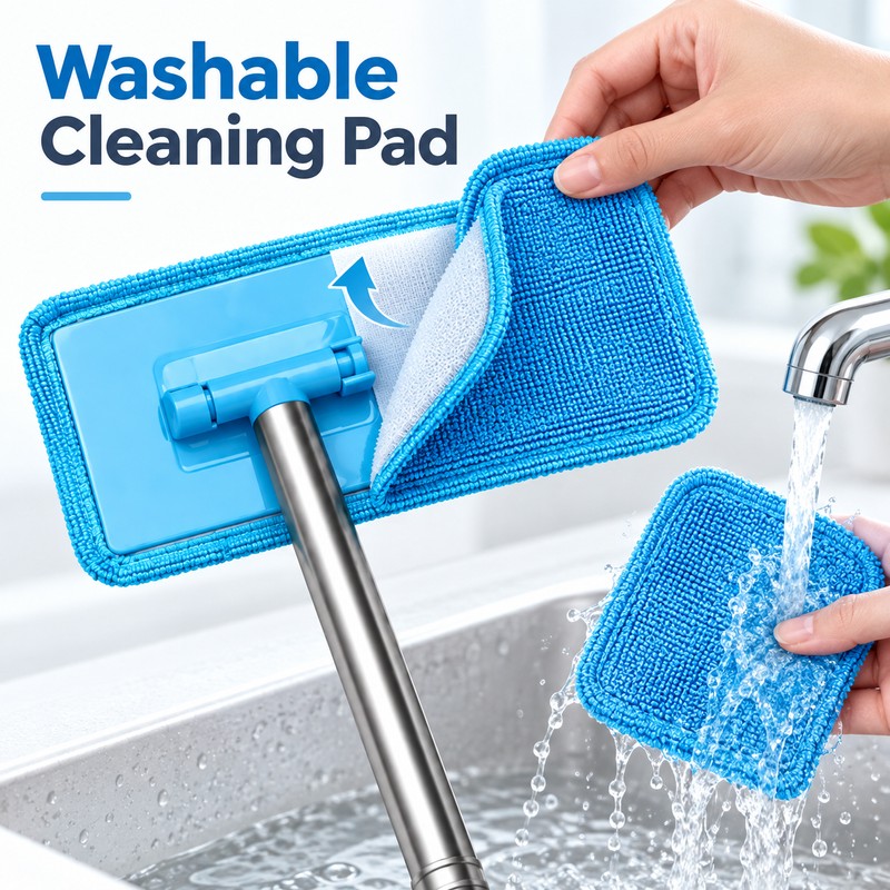 Telescopic Car Windshield Cleaner with Water Scraper – Long Handle