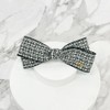 Burnaby Mono Check Twist Hairpin 8cm / 버나비 모노 체크
