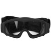 Tactics DustProof Protective Glasses Impact Resistant AntiExplosion Military Goggles(Black Frame