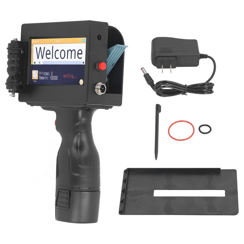 Handheld Inkjet Printer 4.3 Inch Touch Screen 12.7mm Portable Coding