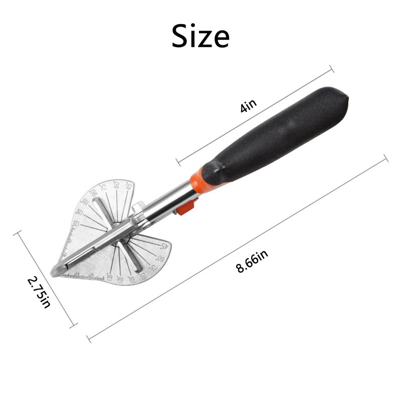 TOPROAD Miter Shears, Multi Angle Scissors, Adjustable at 45 to