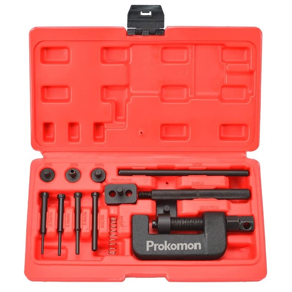 13PC Chain Cutter Rivet Tool Set Riveting Breaker ATV Bike
