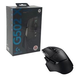 Yu&Mi G502 X LIGHTSPEED Wireless Gaming Mouse, HERO 25K Sensor, Hybrid Switch, LIGHTFORCE, Lightweight 3.6 oz (102 g), 13 Programmable Buttons, G502XWL, Kobuta Warranty, Black