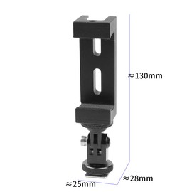 CS PRIORITY Handy Klemmhalter Halterung Cold Shoe Mount Magnetische Saugfuß für Smartphone DSL Kamera Vlog Halterung Stativ Adapter (Typ I)