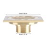 Square Floor Drain Bathroom Shower Waste Grate Brass Constructed Strainer