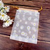 Flower translucent pouch double-cooked 18x25 50ea