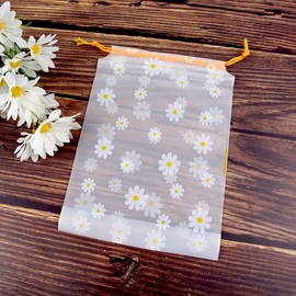 Flower translucent pouch double-cooked 18x25 50ea