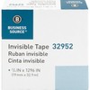 32952 Business Source Invisible Tape Dispenser Refill Roll Clear 1/Roll