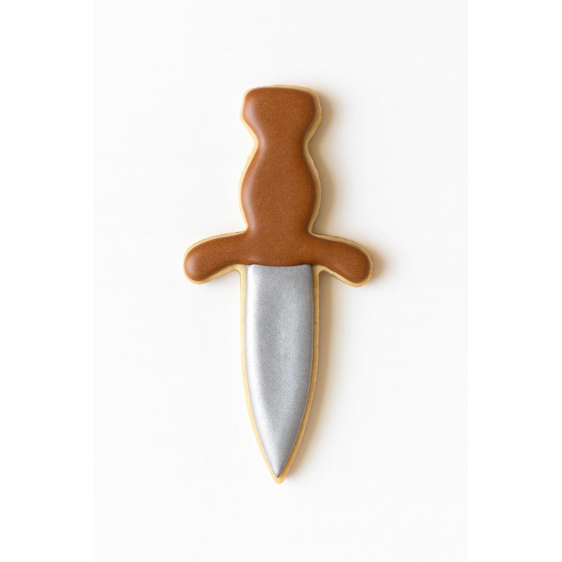 Dagger Cookie Cutter with Easy Push Design (4 inch)