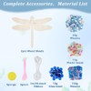 WEBEEDY 2 Sets DIY Mosaic Dragonfly Kit Creativity Dragonfly Mosaic