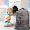 Meowoo 2Pcs Laundry Bags with Drawstring,70×90cm Mesh Laundry Bags for