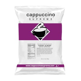 Cappuccino Supreme 2 lb bag Cherry Almond Instant Cappuccino Mix