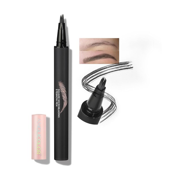 Anglicolor Microblading Eyebrow Pen, Liquid Eyebrow Pen, Square Angled Eyebrow