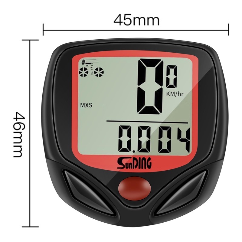 KINGMAS LCD Bicycle Bike Computer Odometer Speedometer Sd-548b