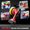 Avhrit 6 Inch Cordless Car Buffer Polisher: 2x4000mAh Batteries Car