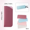 yuntop 4 Pack Soft Leather Glasses Case 7x3 Inch Eyeglasses