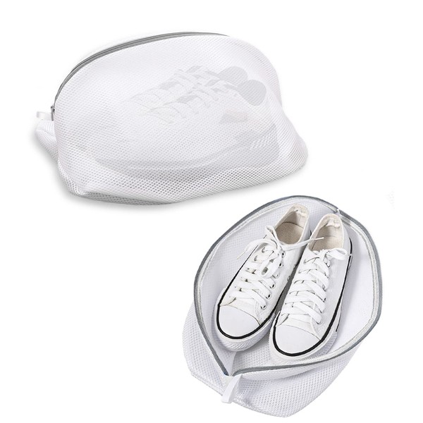 Shoe Washing Machine Bag - Durable Mesh Shoes Laundry Bag,