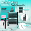 Lash Extension Kit 280PCS Eyelash Clusters 40D 50D DIY Eyelash