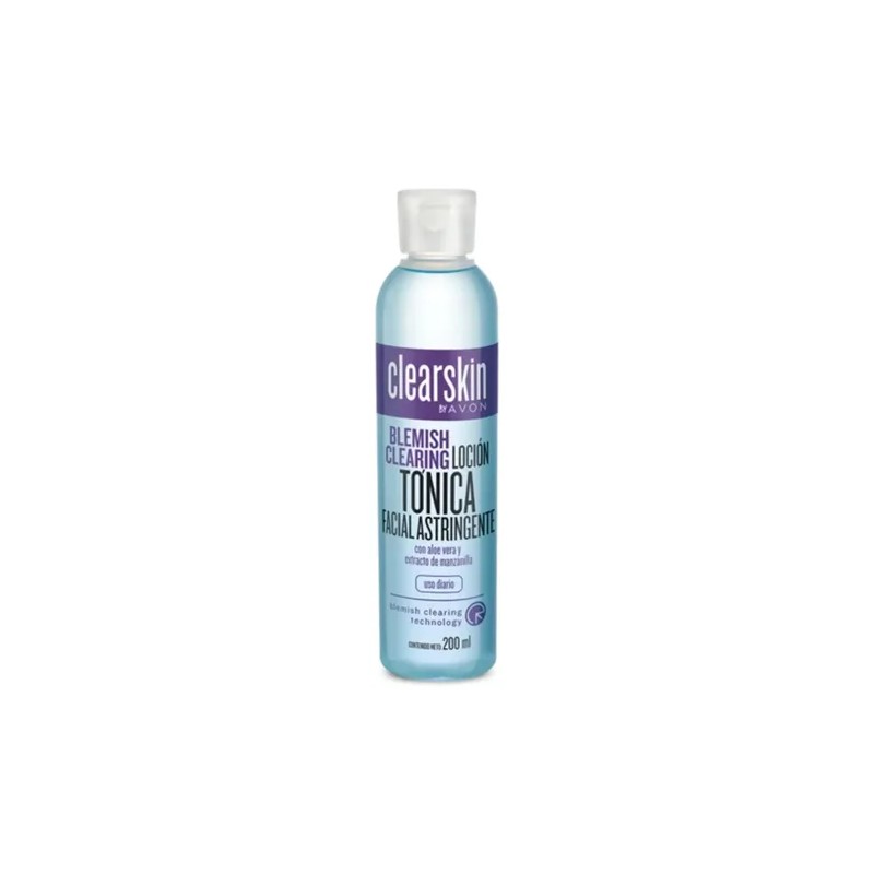 Loción Tónica Avon Clearskin 200 Ml Piel Normal Mentolada