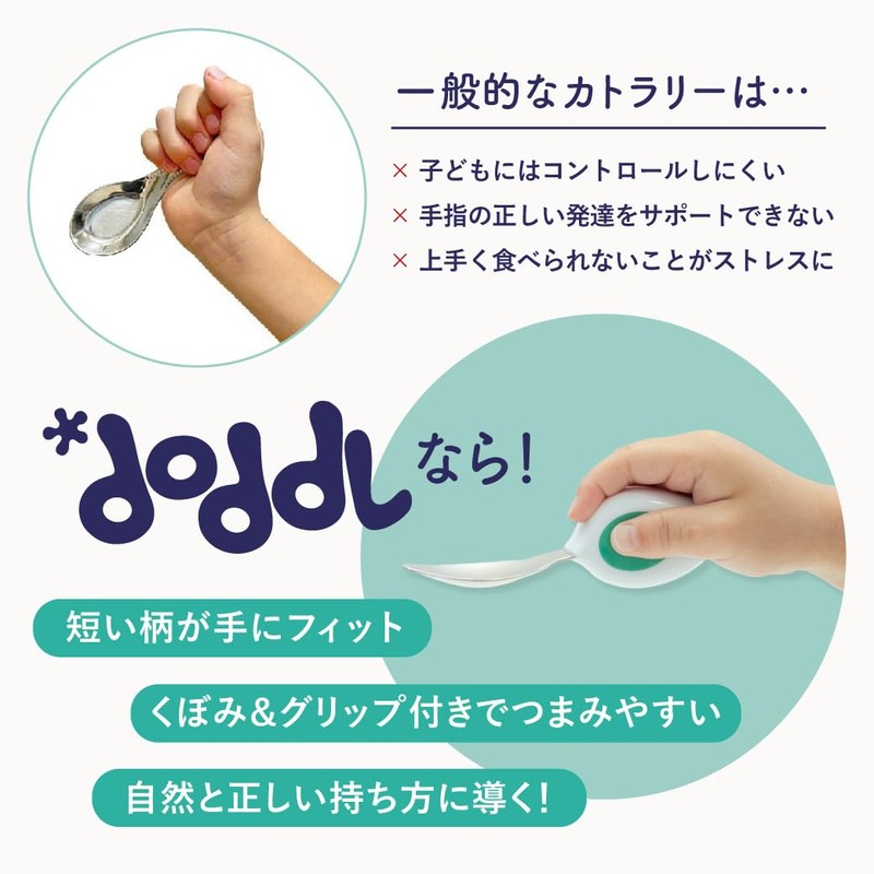 1 Year Old Eat Yourself! [Spoon Fork Set] Baby Tableware,