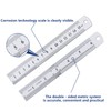 Ruler 15 Cm, Metal Ruler Straight Edge For Cutting Centre