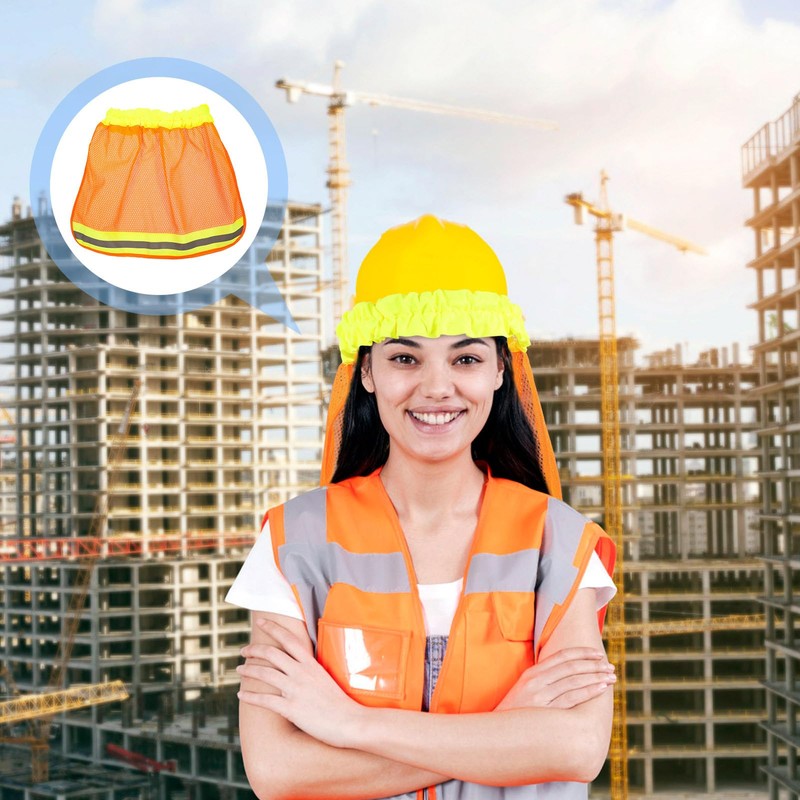 Baluue Reflective Hard Hat Neck Shade Sun Visor Cover for