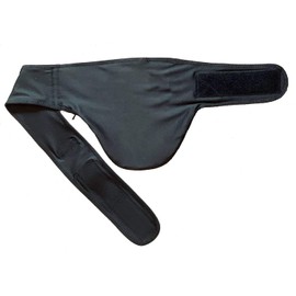 EXTREME Ostomy Belt Black for Men & Women – Flexible, Fast-Dry, Anti-Leak Design for Swimming, Sports & Support, Compatible with All Ostomy Supplies (Left Side, Size 6 = 44" to 46")