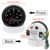 ARTILAURA GPS Speedometer 0-120MPH with Tachometer 8000 RPM Gauge 85mm