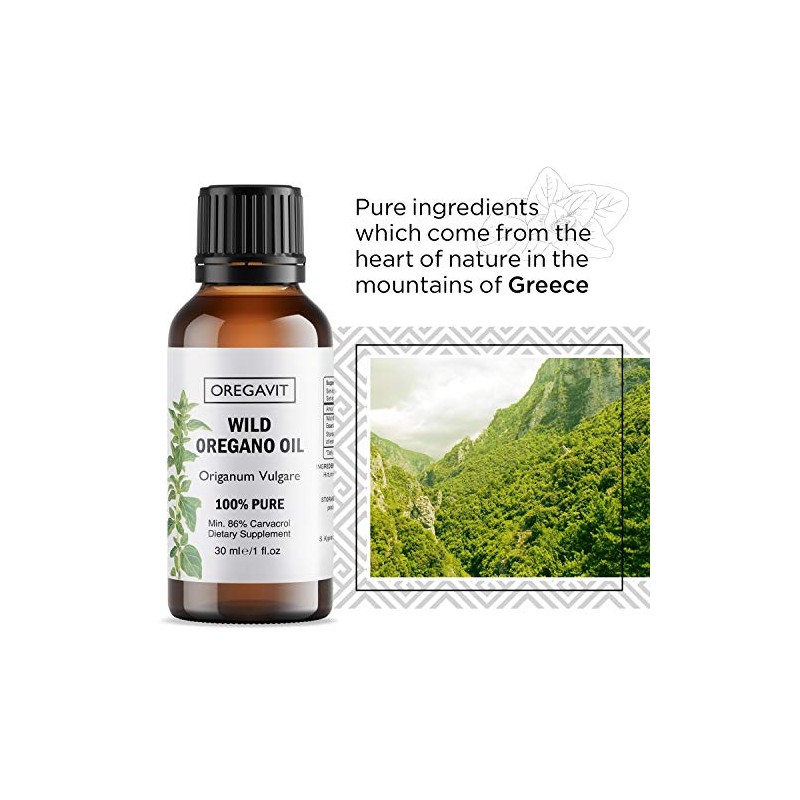 Wild Oregano Oil Organic - 100% Pure Undiluted Organic Wild