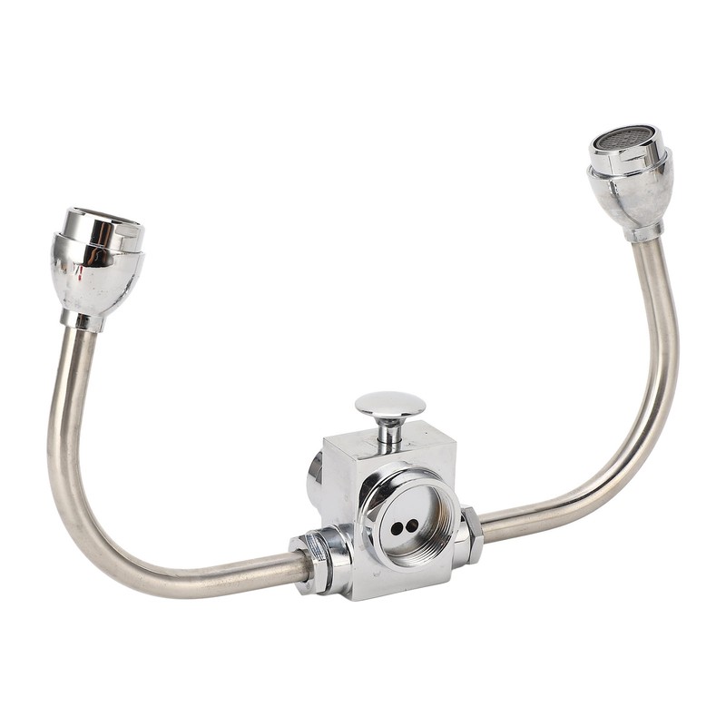 Faucet Mounted Eyewash Station Double Nozzle Emergency Eye Wash Unit