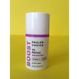Paula's Choice NIB) PAULA'S CHOICE 1% Retinol BOOSTER (0.5 OZ) Vitamin A Licorice $55 ALL SKIN