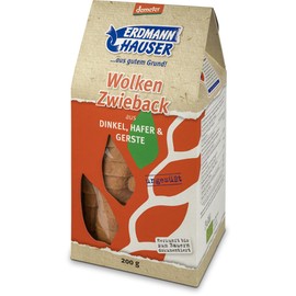 ErdmannHAUSER Getreideprod ukte Organic Cloud Rusk from Spelt, Barley and Oats (1 x 200 g)