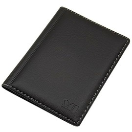 MJ Design Germany Elegant ID / Credit Card Holder with Contrasting Stitching, 4 Compartments, Made in the EU Ausweistasche Multicolour