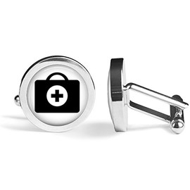 First Aid Kit Paramedic Cufflinks (Angled Edition)