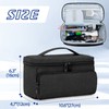 CURMIO Men Grooming Kits Storage Bag, Portable Travel Case for