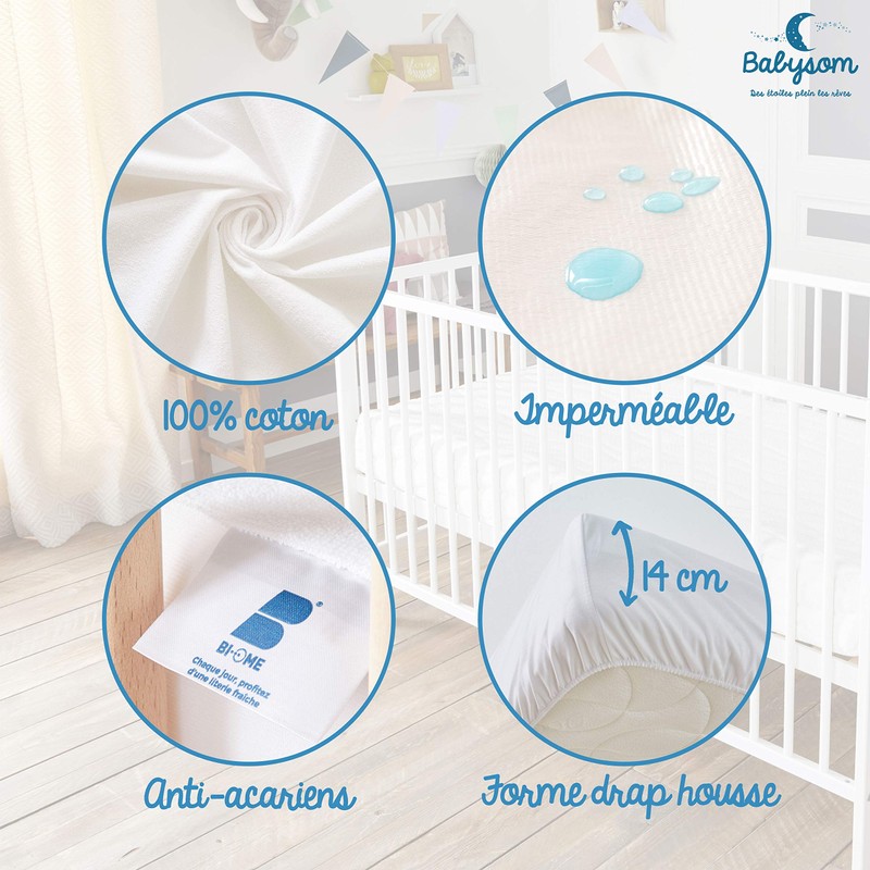 Babysom - Baby Mattress Protector | Children's Mattress Topper -