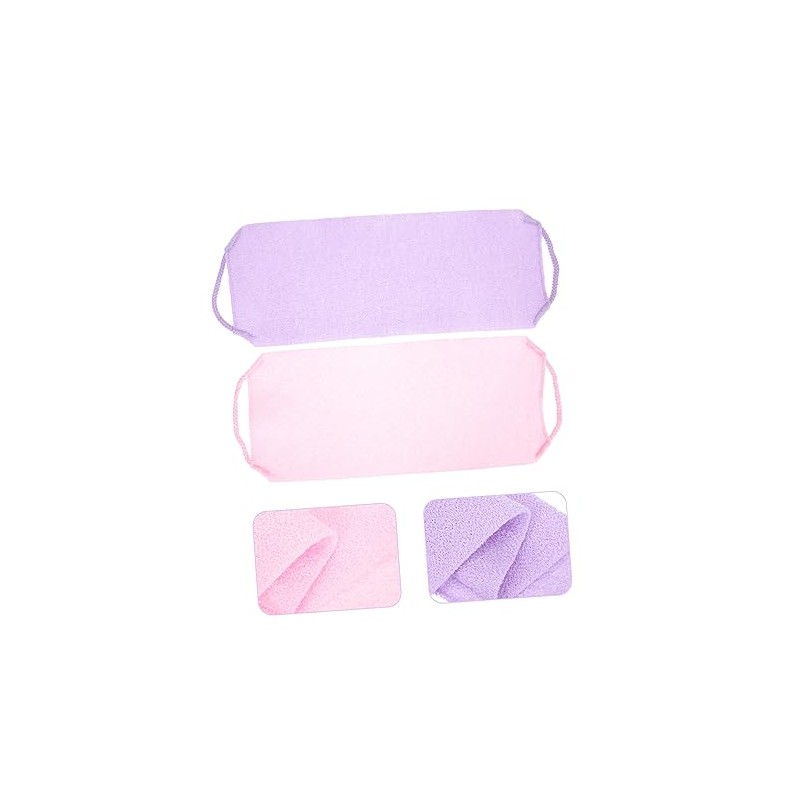 Toallas Baño Exfoliantes 2pc Mallas Espumosas Depurar Espalda Ducha