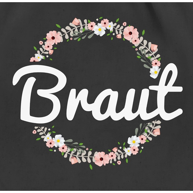 Hen Party – Bridal Flower Wreath – Gym Bag -