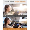 helloleiboo Sun Visor Extender for Cars Polarized UV400 Anti-Glare Sun