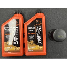 Bad Boy Mowers Oil Change Kit For Rebel, Rogue Compatible with FX Engine Option