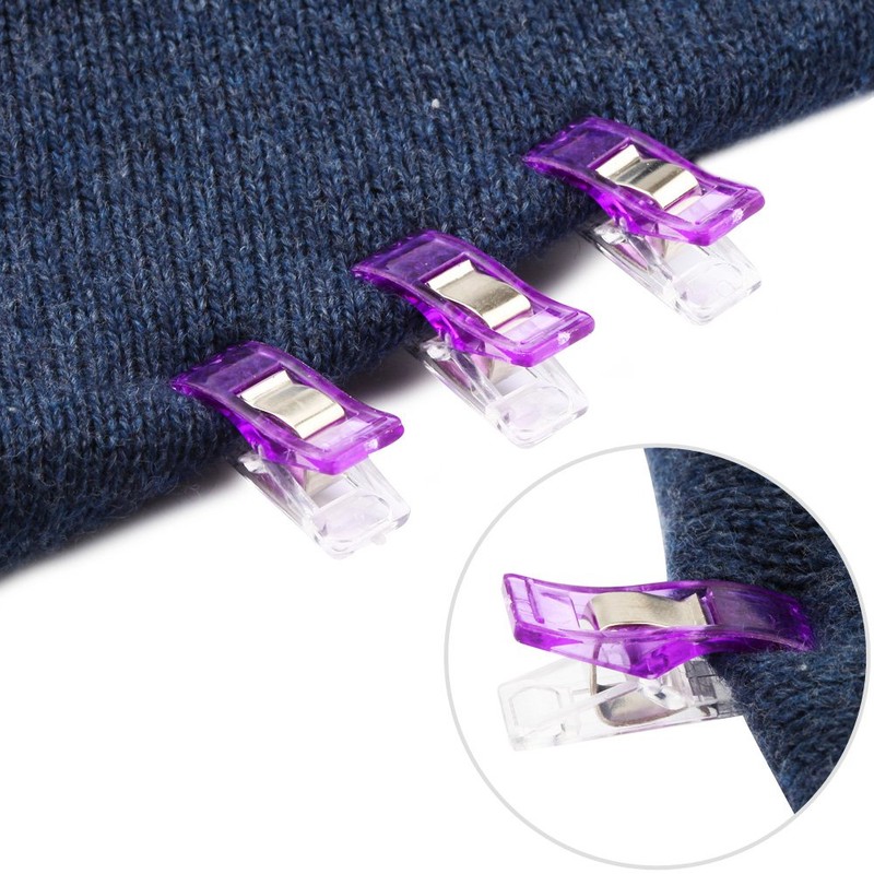 Anpro Set of 60 Clips, 27 x 10 mm, Sewing