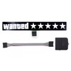 YnGia Wanted Car Stickers Led Car Sign Cool Car Glow