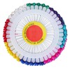 1920Pcs Pearl Head Pins Color Pinwheel Cloth Fixing Bouquet Decoration