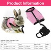 LuLiyLdJ Pink Rabbit Lead, Dwarf Rabbit Accessories, Rabbit Lead, Rabbit