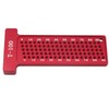 Hole Positioning Ruler Aluminum Alloy 100mm Metric Scale T Ruler