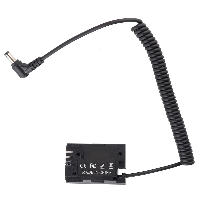 LP-E6 Power Dummy Battery Pack DC Coupler Connnector for Canon